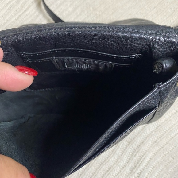 Libaire Black Crossbody Purse Made in USA - Picture 6 of 9